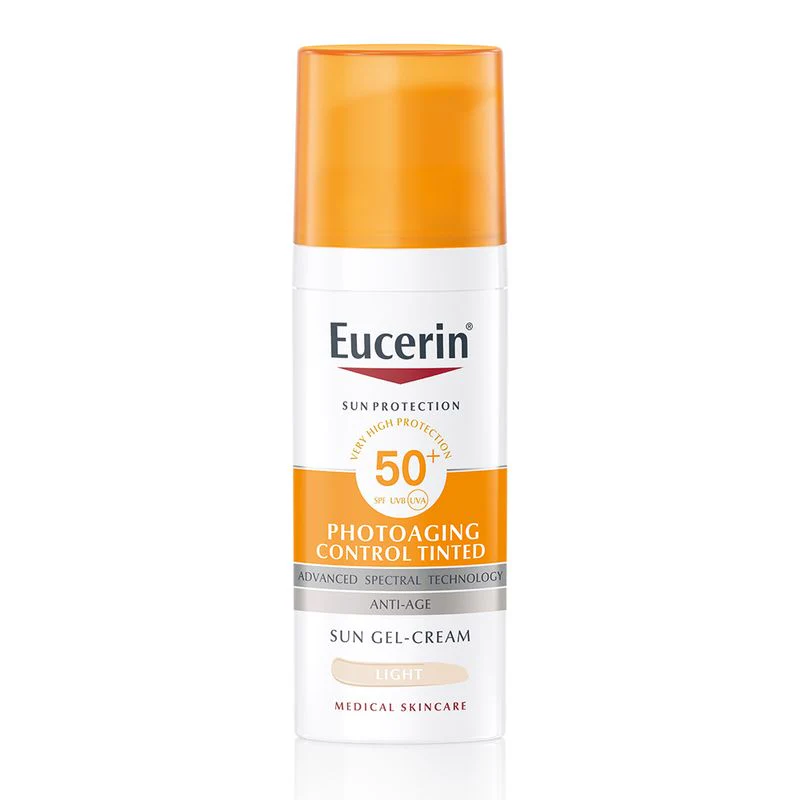 Eucerin Sun Photoaging Control színezett napozókrém arcra light SPF50+ 50ml - Image 8