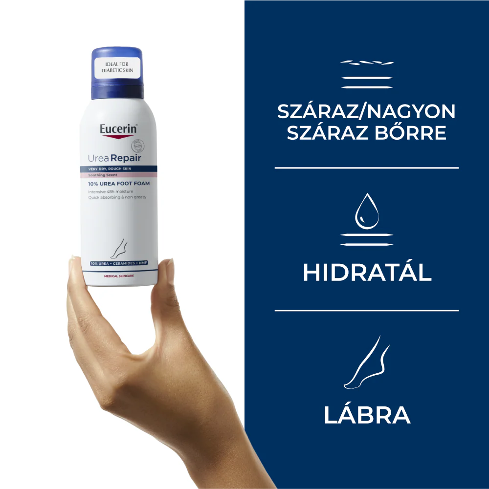 Eucerin UREA Repair 10% Urea lábápoló hab 150ml - Image 6