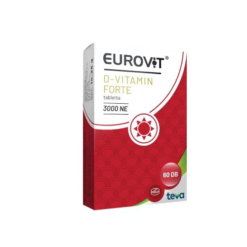 Eurovit D-vitamin 3000NE FORTE tabletta 60 db - Image 3