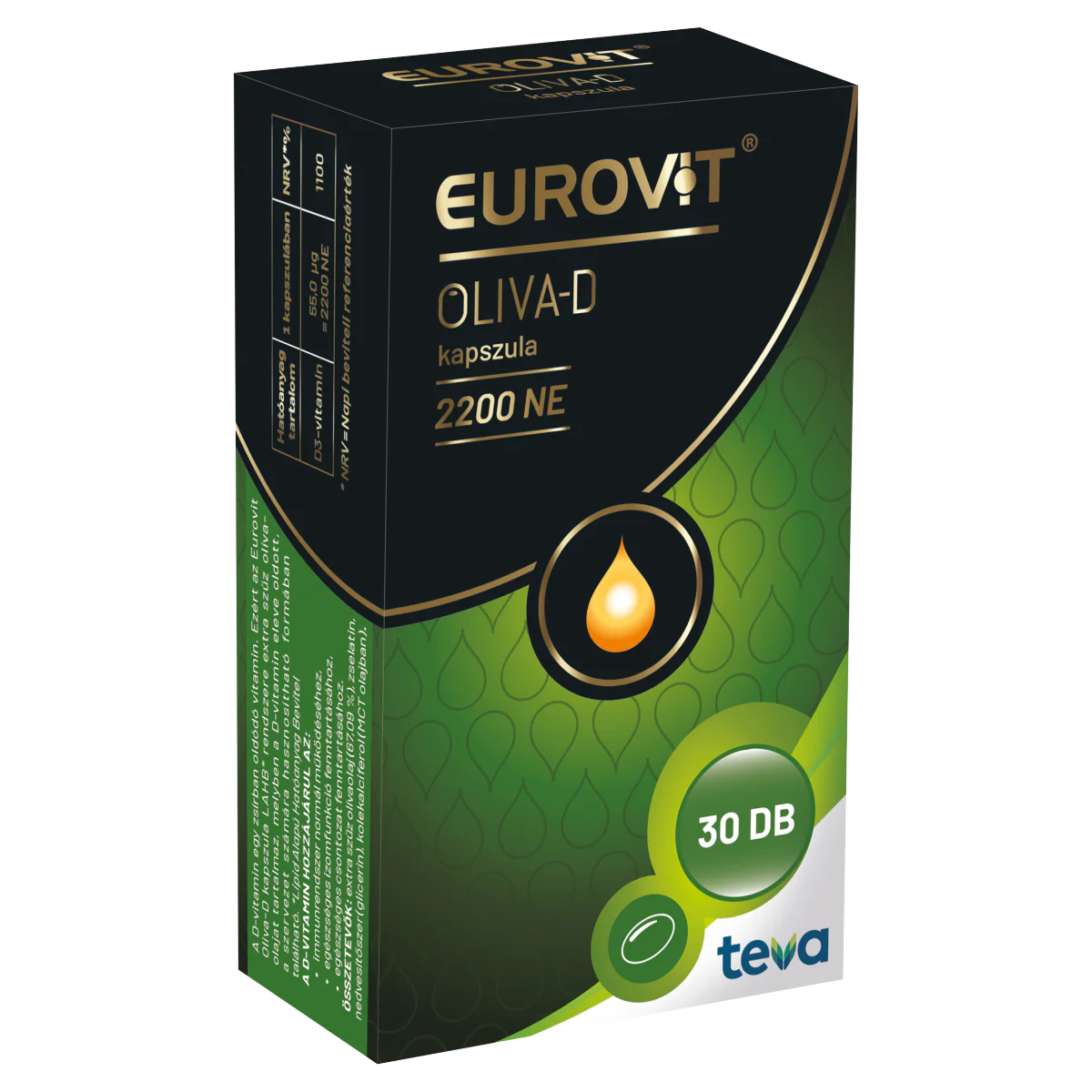 Eurovit Oliva-D 2200NE étrend-kiegészítő kapszula 30 db - Image 7