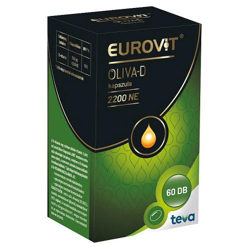 Eurovit Oliva-D 2200NE étrendkiegészítő kapszula 60 db - Image 2