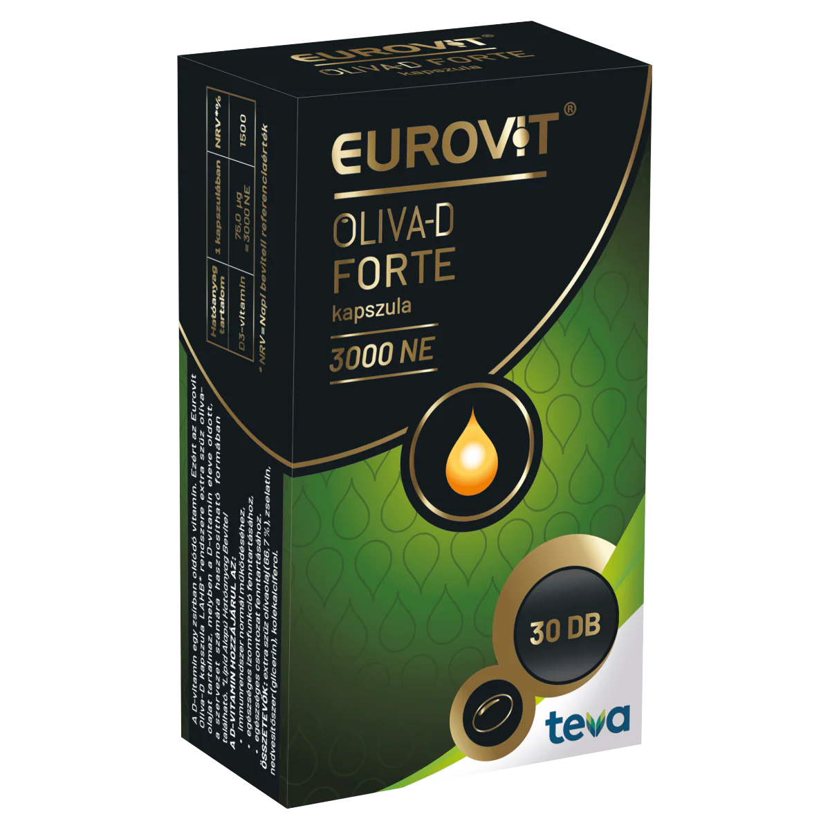 Eurovit Oliva-D Forte 3000NE kapszula 30 db - Image 5