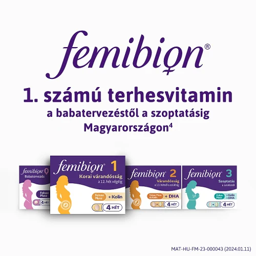 Femibion 1 Korai várandósság filmtabletta (4 heti adag) 28 db - Image 10