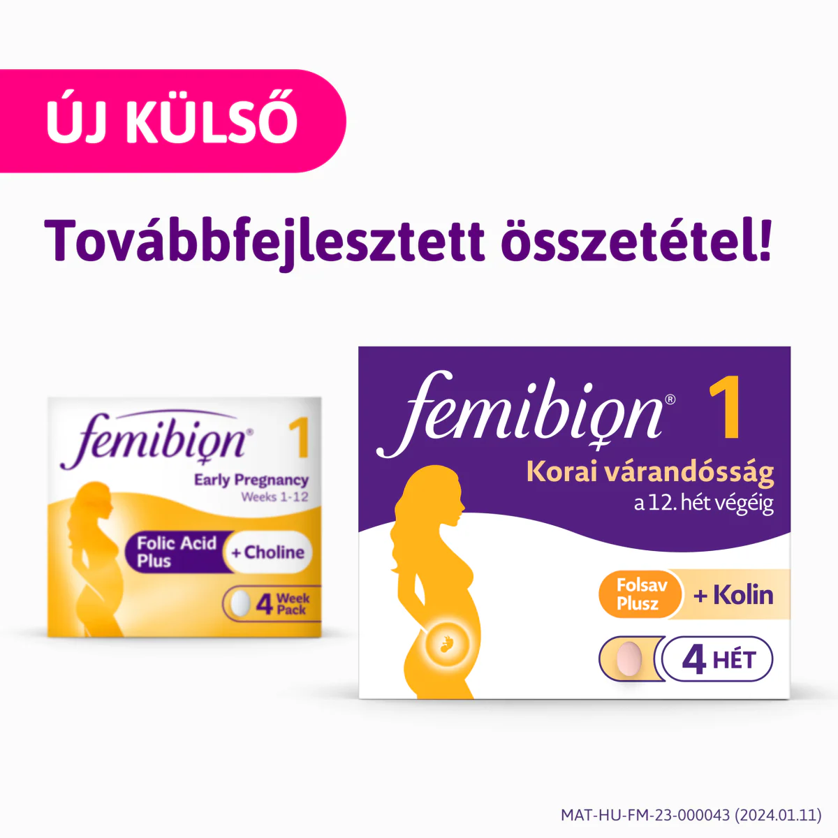 Femibion 1 Korai várandósság filmtabletta (4 heti adag) 28 db - Image 12