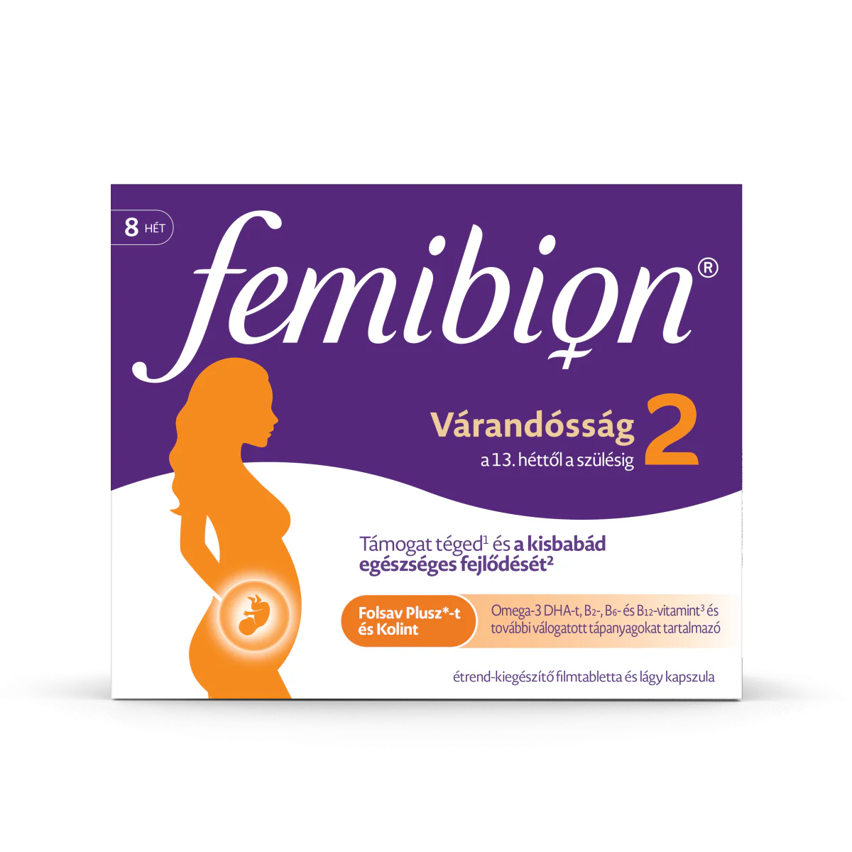 Femibion 2 Várandósság filmtabletta+kapszula (8 heti adag) 56 db+56 db - Image 9