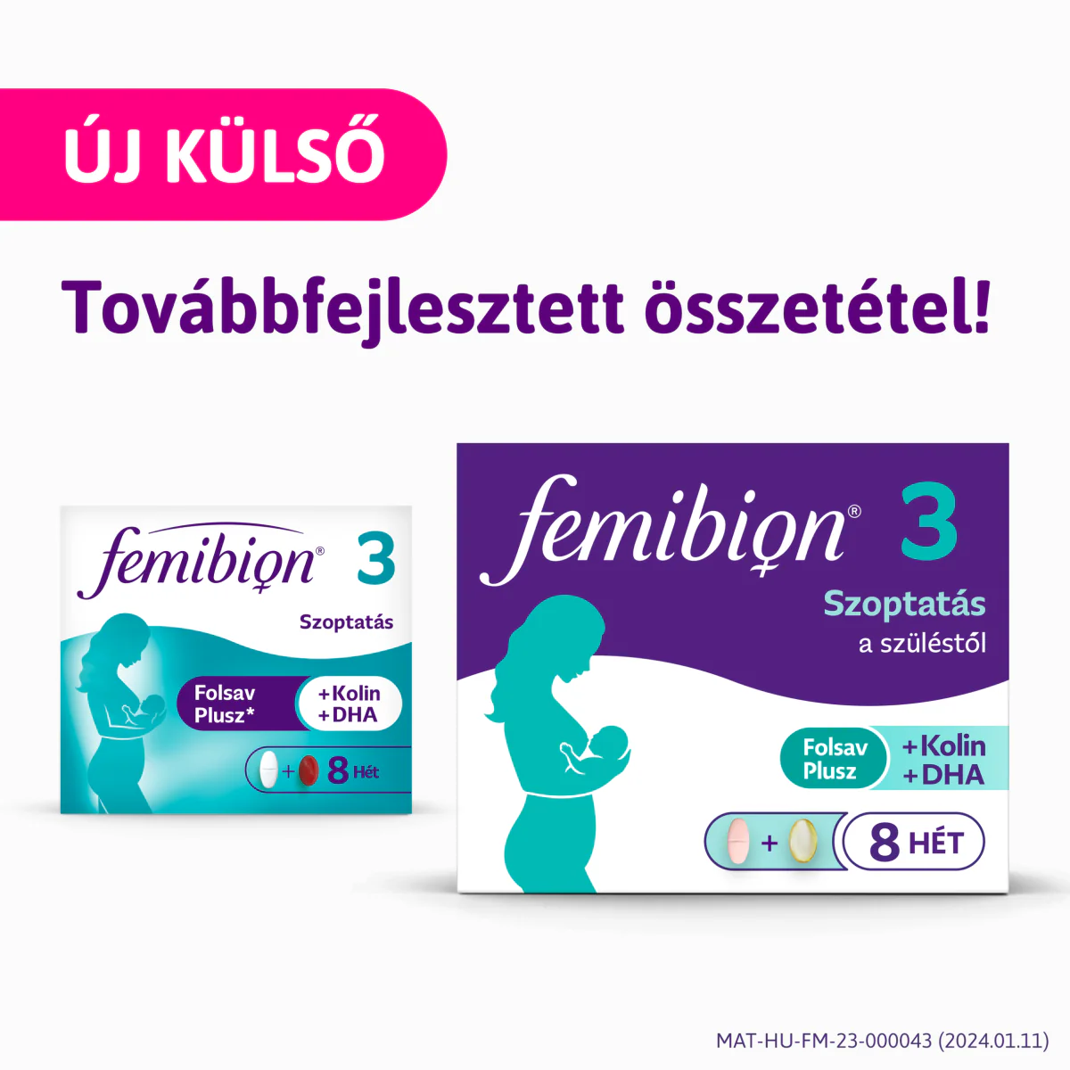 Femibion 3 filmtabletta+kapszula (8 heti adag) 56 db+56 db - Image 11