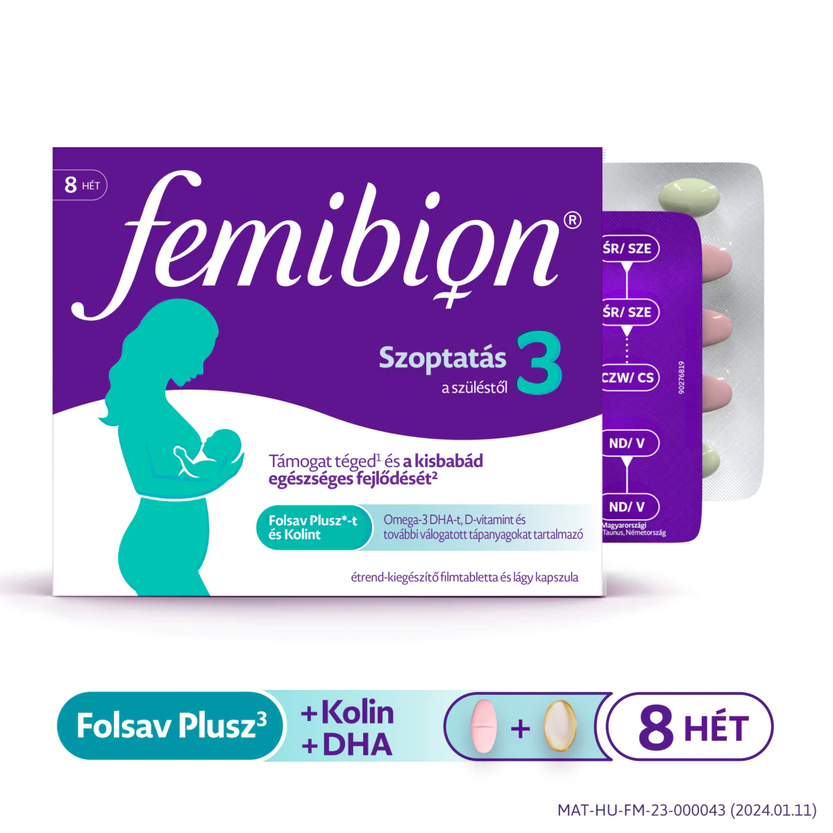 Femibion 3 filmtabletta+kapszula (8 heti adag) 56 db+56 db - Image 14