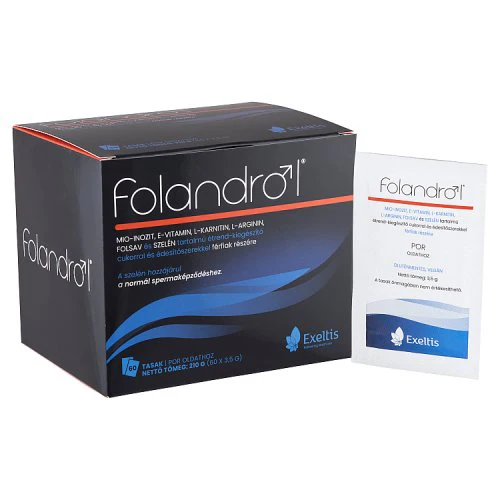 Folandrol Folsav Szelén étrendkiegészítő por 60 db - Image 2