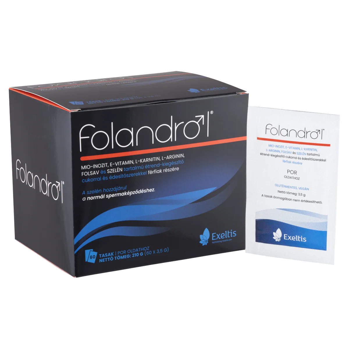 Folandrol Folsav Szelén étrendkiegészítő por 60 db - Image 4