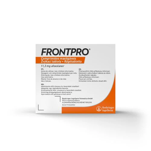 Frontpro 11,3 mg rágótabletta 2-4 kg kutyáknak 3 db - Image 3