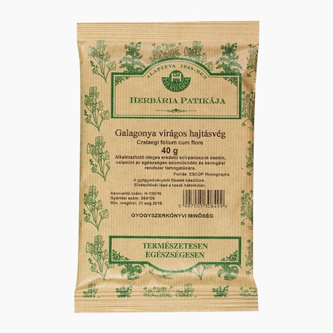 HERBÁRIA galagonyavirág+levél tea 40g - Image 2