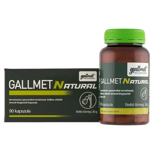 Gallmet Natural étrend-kiegészítő kapszula 90 db - Image 2