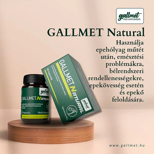 Gallmet Natural étrend-kiegészítő kapszula 90 db - Image 3