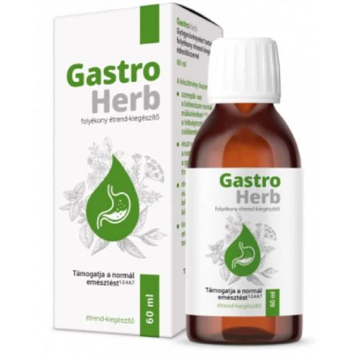 GastroHerb étrendkiegészítő folyadék 60ml
