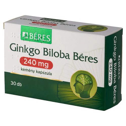 Béres Ginkgo Biloba 240mg kemény kapszula 30 db - Image 2