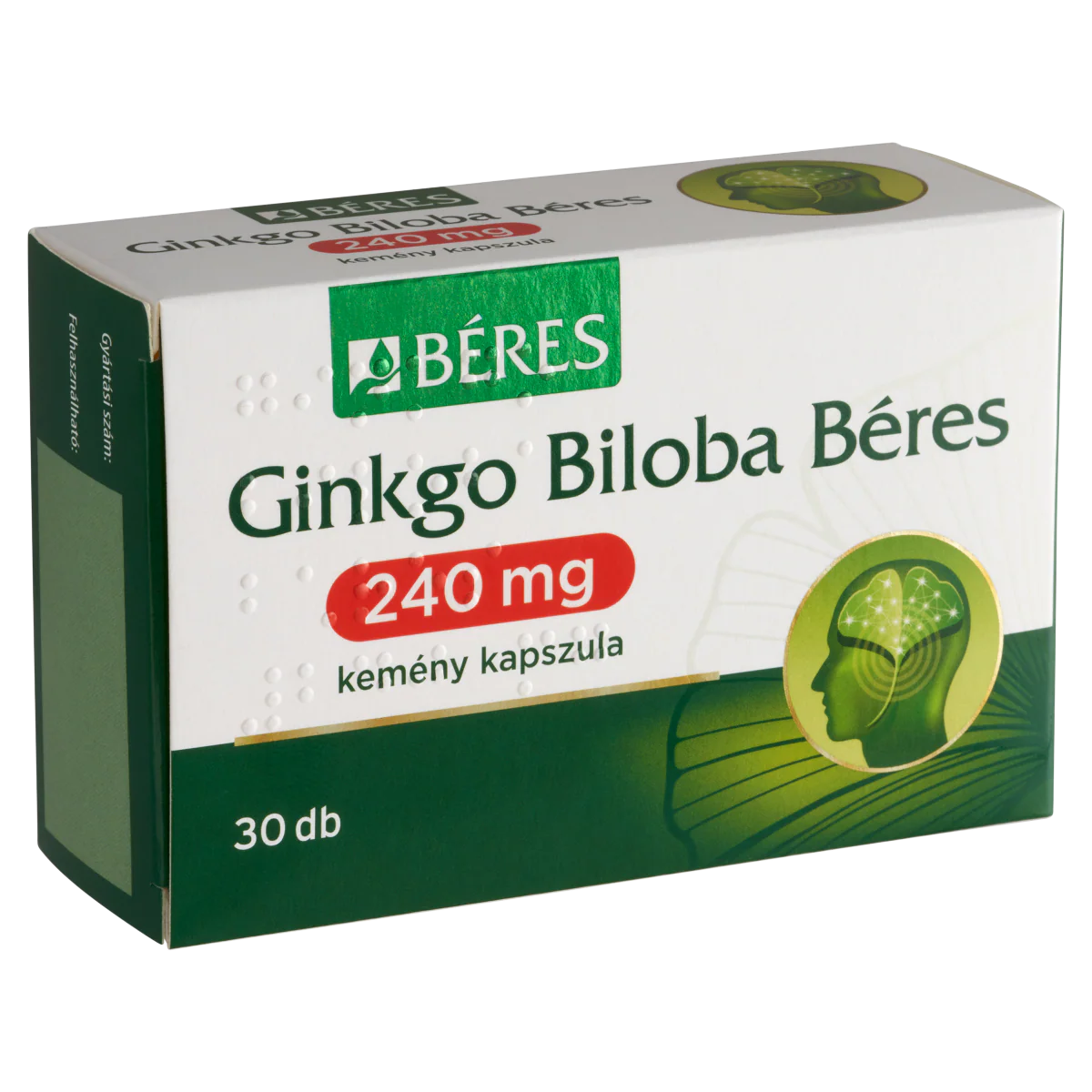 Béres Ginkgo Biloba 240mg kemény kapszula 30 db - Image 4