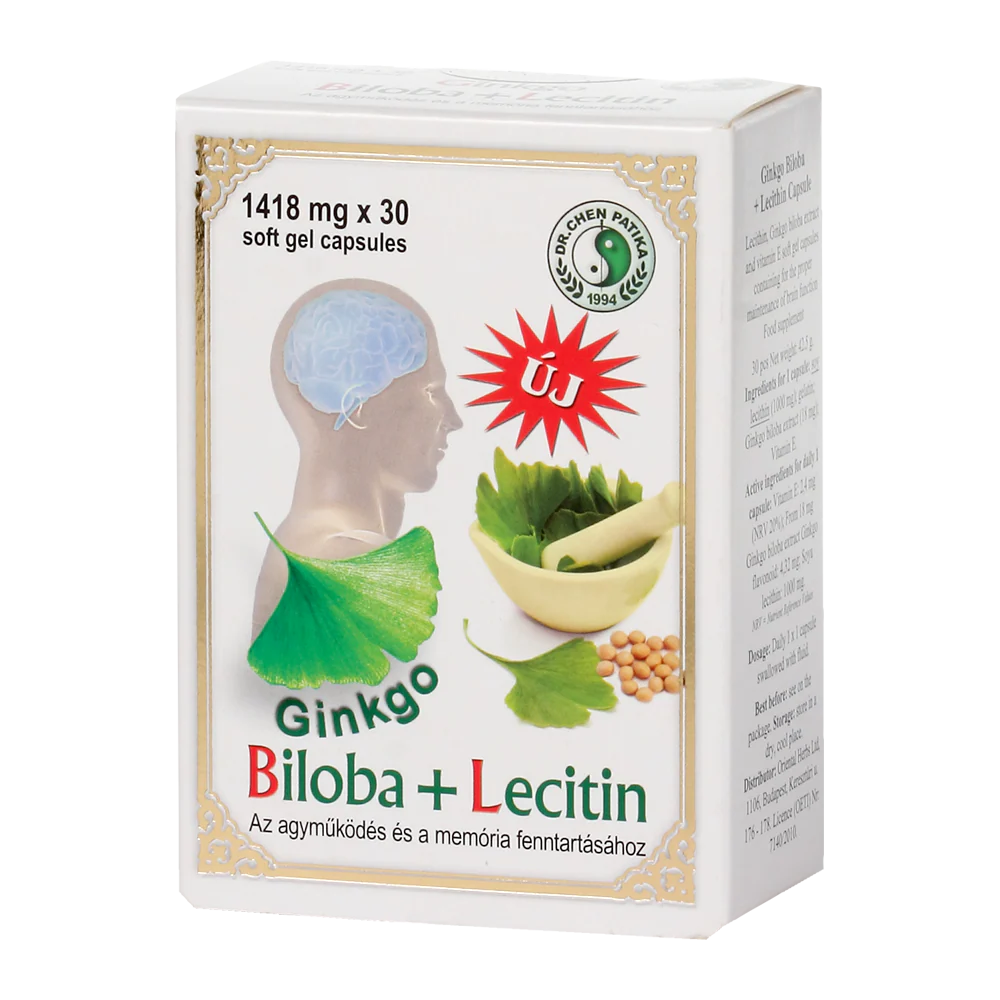 DR.CHEN Ginkgo biloba Lecitin kapszula 30 db - Image 2