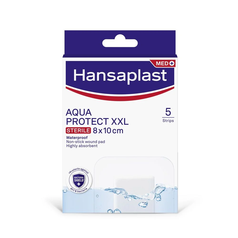 Hansaplast Med Silver Aquaprotect XXL sebtapasz 5 db