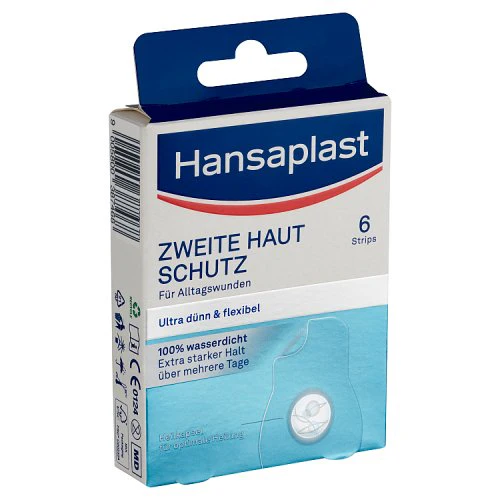 Hansaplast Second Skin Protection Hidrokolloidos sebtapasz 6 db - Image 2