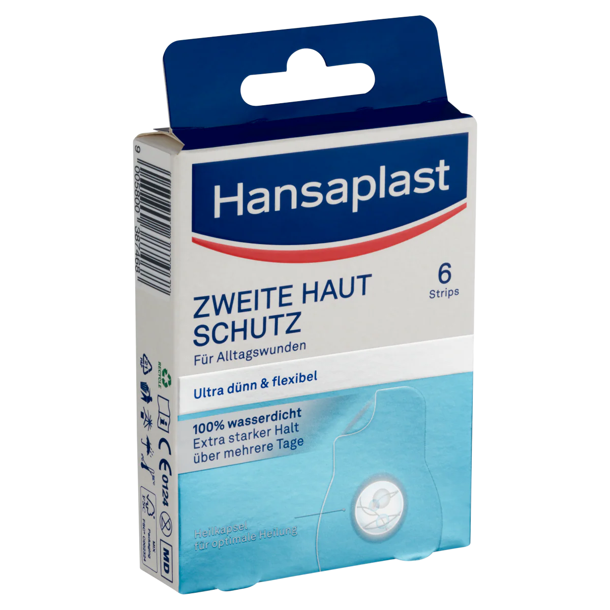 Hansaplast Second Skin Protection Hidrokolloidos sebtapasz 6 db - Image 4