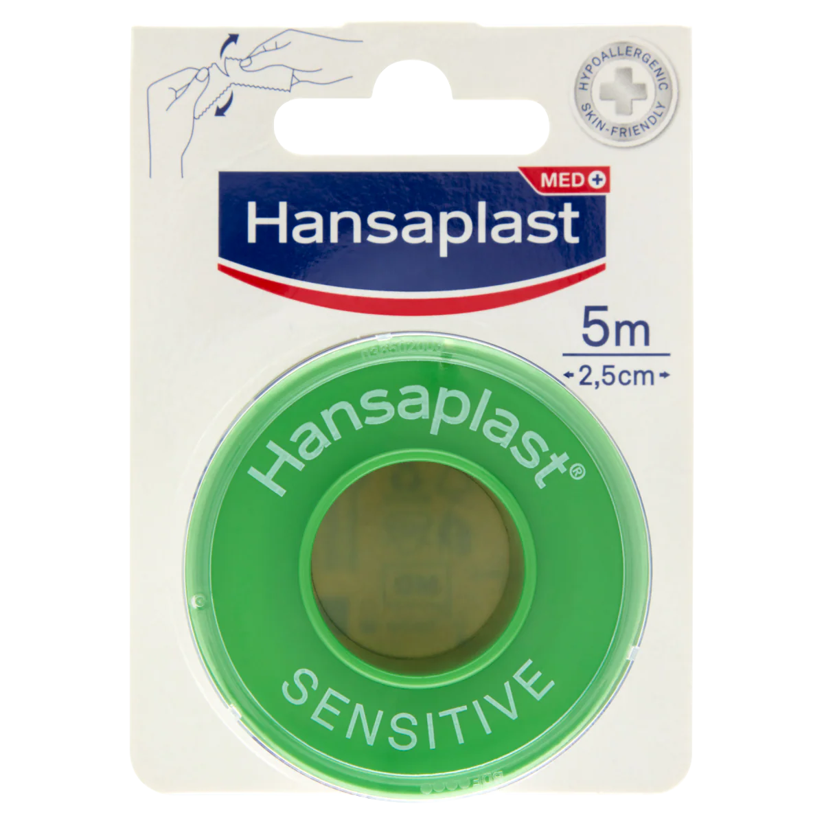 Hansaplast Sensitiv ragtapasz 5m x 2,5cm 1 db - Image 2
