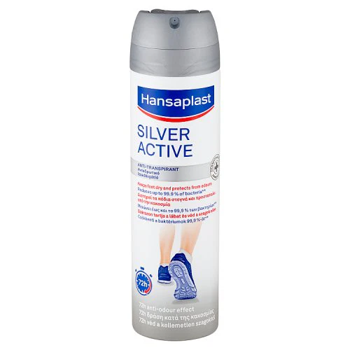 Hansaplast Silver Active lábspray 150ml - Image 2