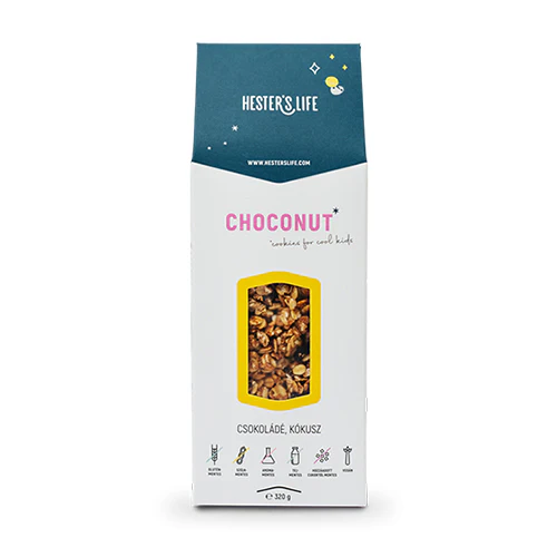Hester's Life Csokoládés-Kókuszos granola 320g