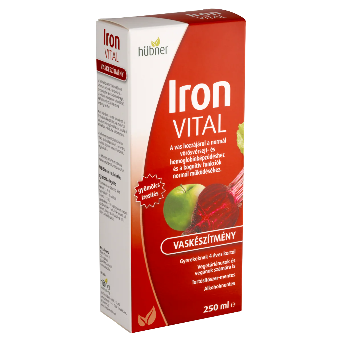 Hübner IronVital vaskészítmény vitaminokkal 250ml - Image 3