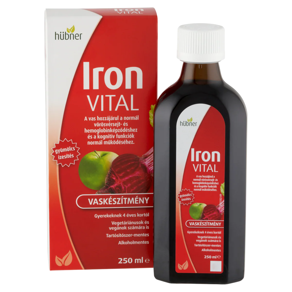 Hübner IronVital vaskészítmény vitaminokkal 250ml - Image 4