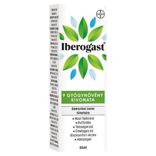 Iberogast emésztési panaszok széles spektrumára 50ml