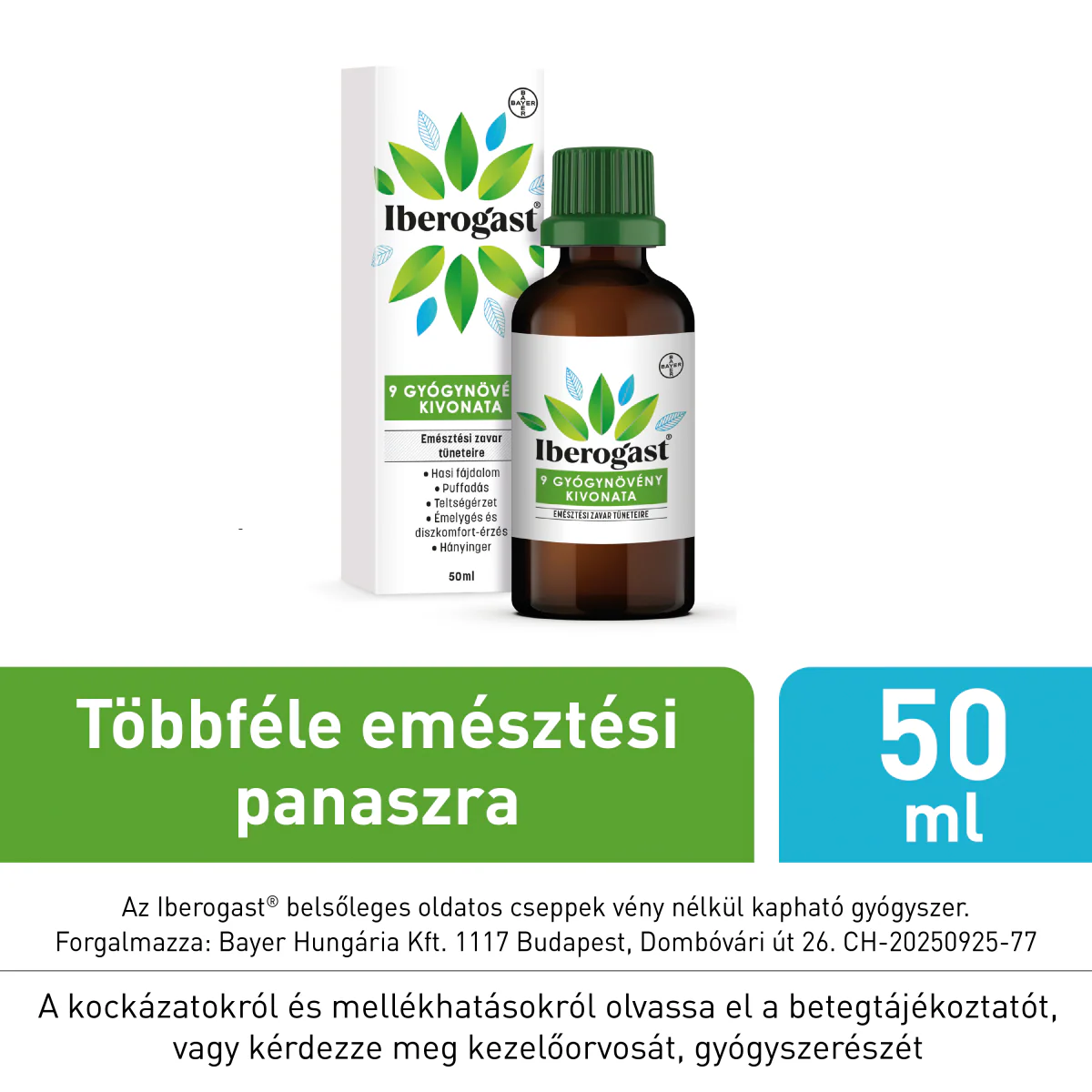 Iberogast emésztési panaszok széles spektrumára 50ml - Image 20