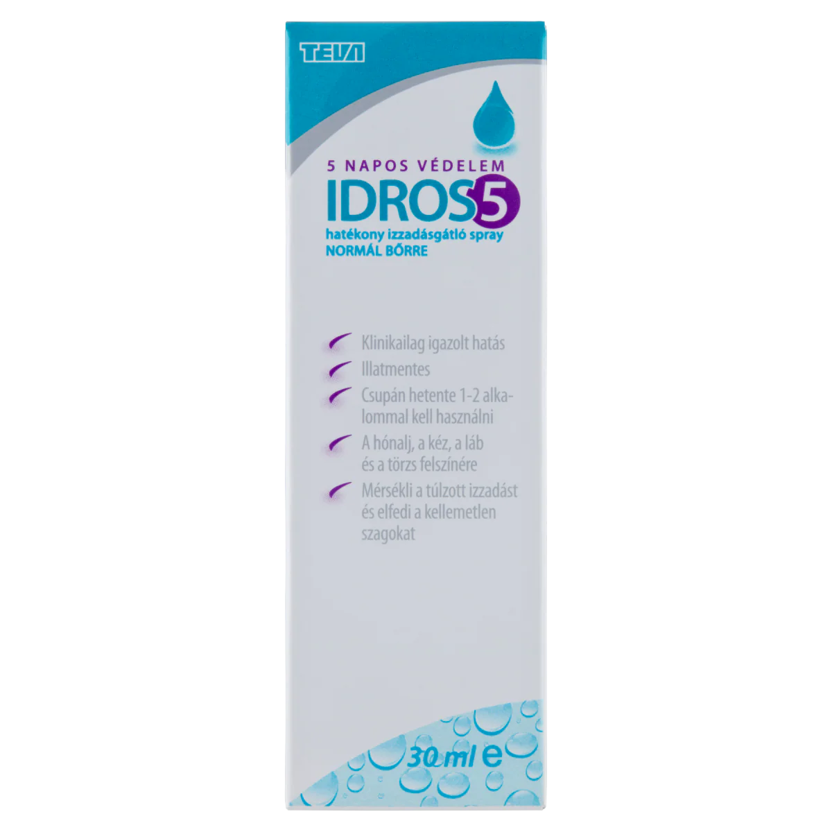 Idros5 izzadásgátló spray 30ml - Image 2