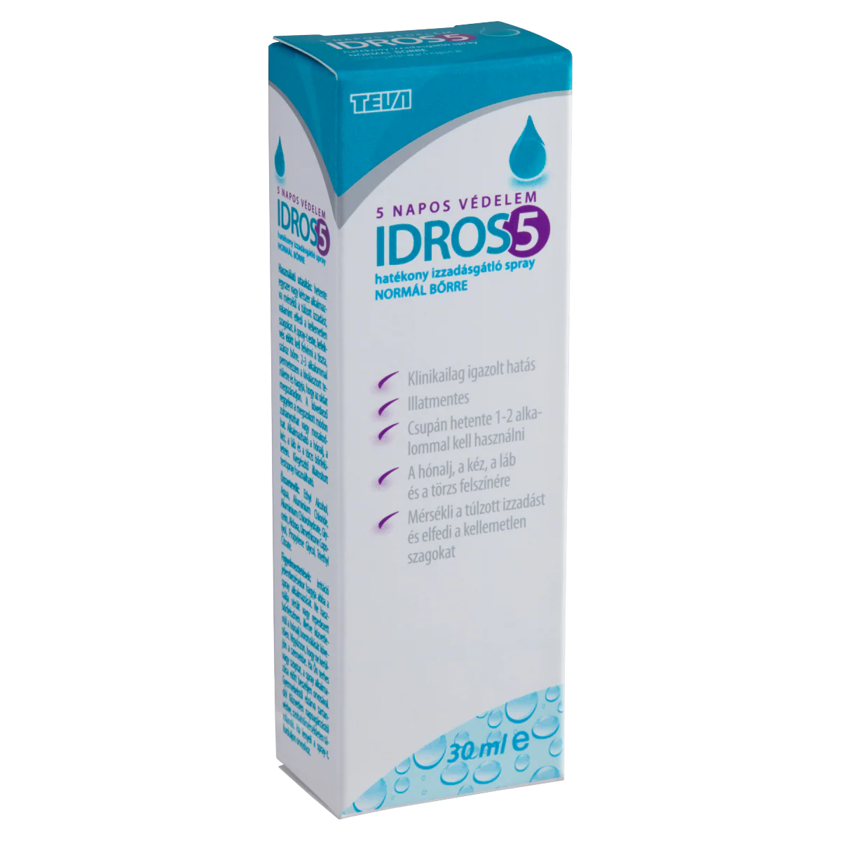 Idros5 izzadásgátló spray 30ml - Image 3