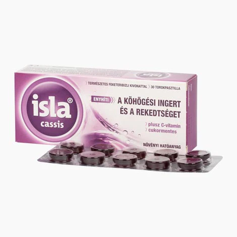 Isla-Cassis Plus C-vitamin torokpasztilla 30 db - Image 2