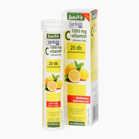 JutaVit C-vitamin 1000 mg pezsgőtabletta 20 db - Image 2
