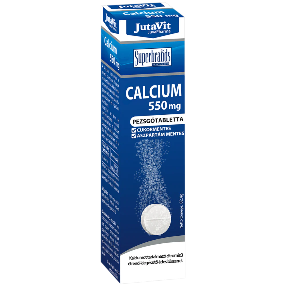JutaVit Calcium 550 mg pezsgőtabletta 16 db