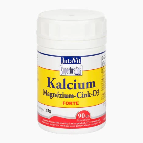 JutaVit Kalcium + Magnézium + Cink Forte tabletta 90 db - Image 2