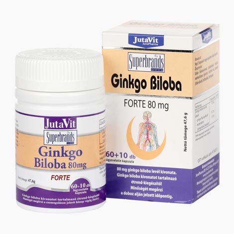 JutaVit Ginkgo Biloba Forte 80 mg tabletta 70x - Image 2
