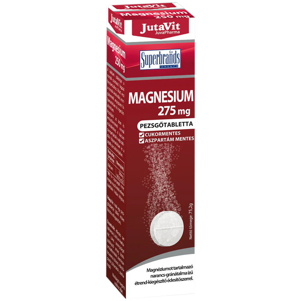 JutaVit Magnézium 275 mg pezsgőtabletta 16 db