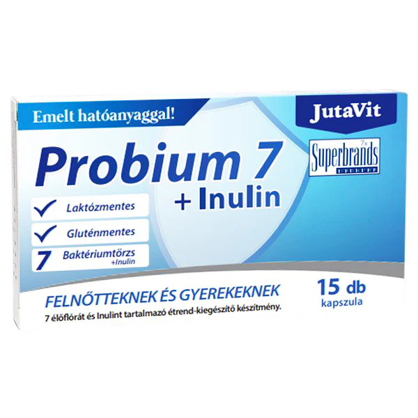 JutaVit Probium 7 + Inulin kapszula 15 db