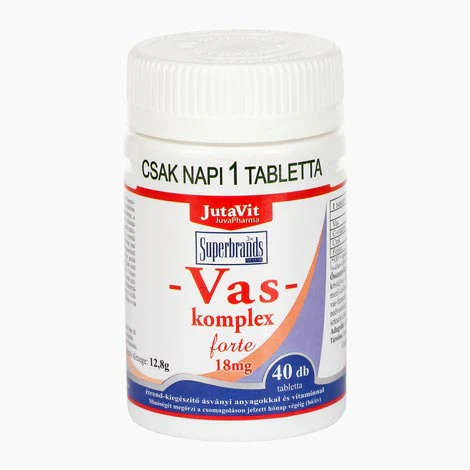 JutaVit Vas komplex 18mg Forte tabletta 40 db - Image 2