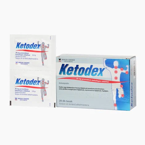 Ketodex 25 mg granulátum belsőleges oldathoz 20 db - Image 2
