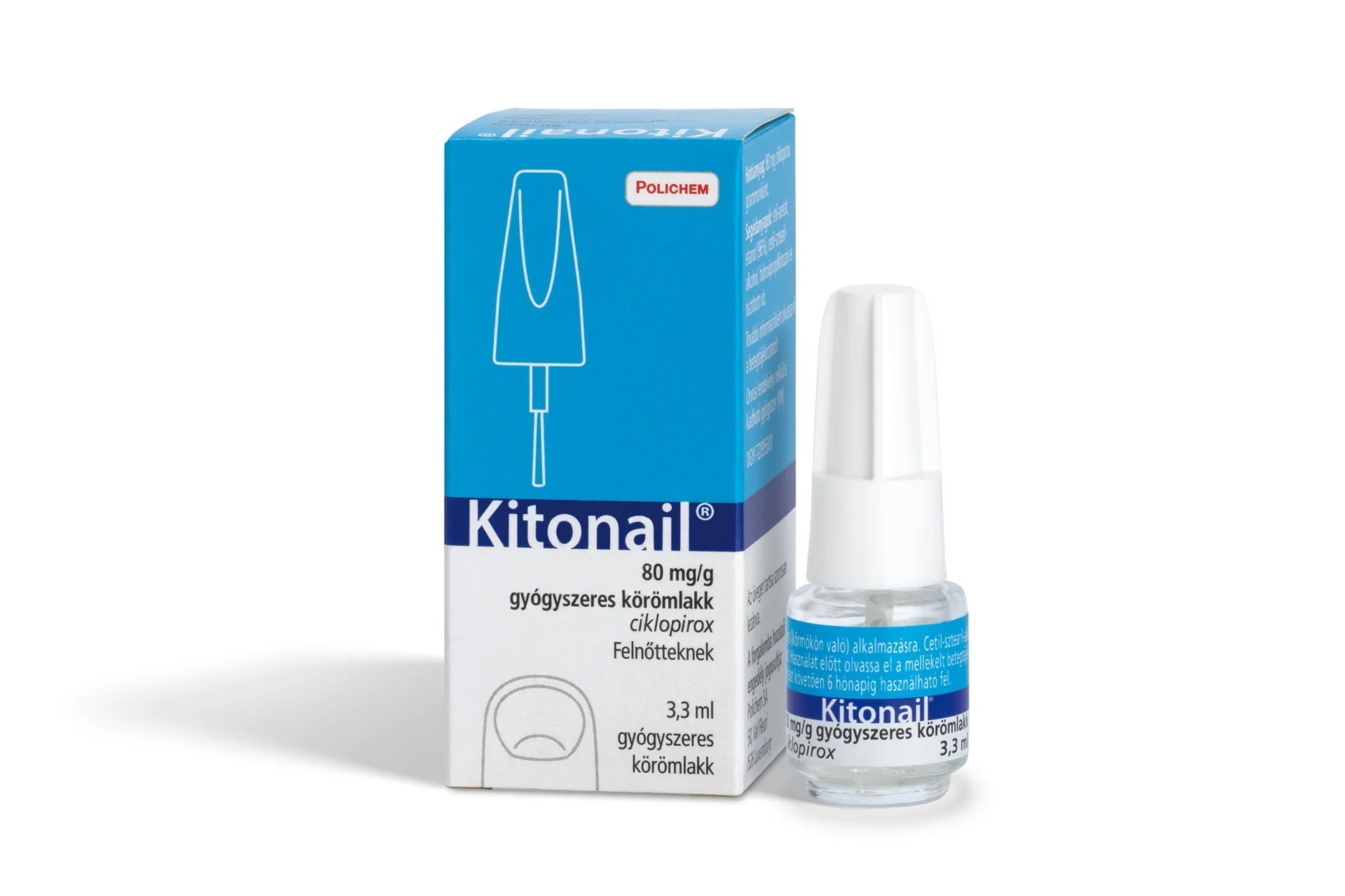 Kitonail 80mg/g gyógyszeres körömlakk 3,3ml - Image 6