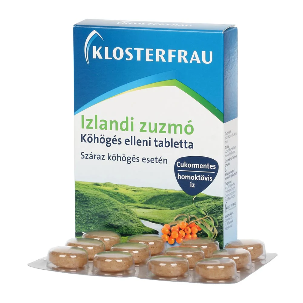 Klosterfrau Izlandi zuzmó tabletta köhögés ellen 24 db - Image 2