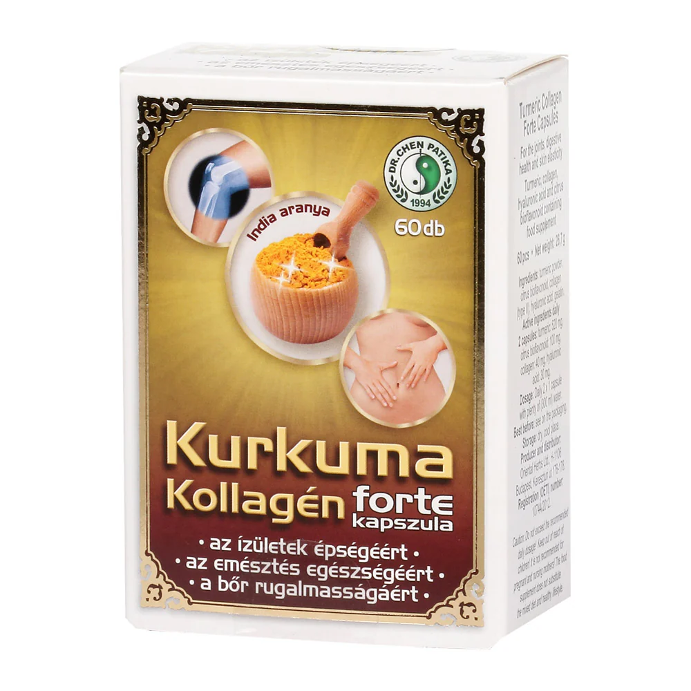 DR.CHEN Kurkuma Kollagén Forte kapszula 60 db - Image 2