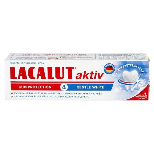 Lacalut Aktiv gum protection & Gentle white fogkrém 75 ml - Image 2