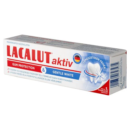 Lacalut Aktiv gum protection & Gentle white fogkrém 75 ml - Image 3