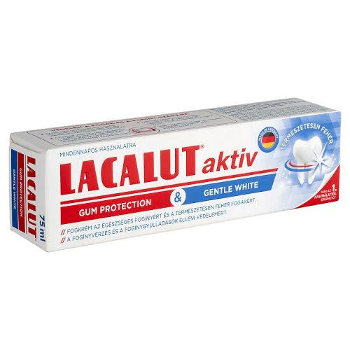 Lacalut Aktiv gum protection & Gentle white fogkrém 75 ml - Image 4