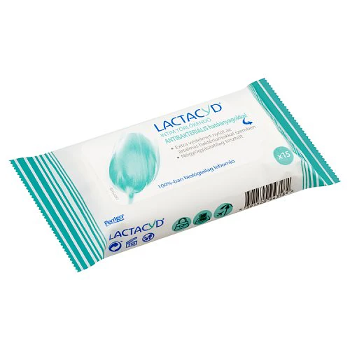 Lactacyd intim törlőkendő antibakteriális hatóanyagokkal 15 db - Image 2