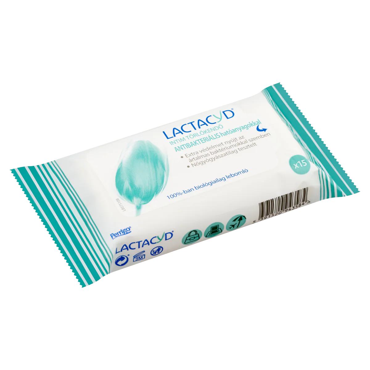 Lactacyd intim törlőkendő antibakteriális hatóanyagokkal 15 db - Image 6